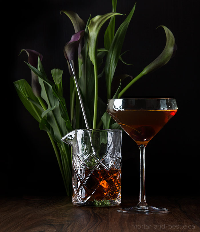 The Manhancho: a spicy spin on the classic Manhattan.